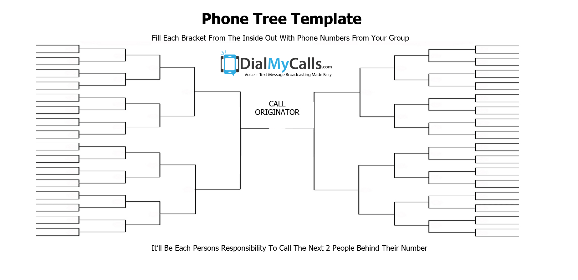 Printable Phone Tree Template – 15+ Free Word, Excel, PDF Format 