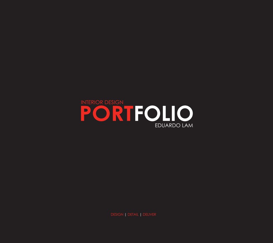 Portfolio cover (minimal) | Graphic Design | Pinterest | Portfolio 