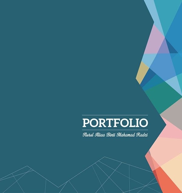 Creative Graphic Design Portfolio Cover | Printables and Menu