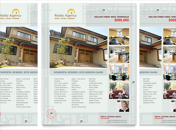real estate brochure template free download real estate flyer 