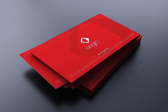 Modern Red Business Card ~ Business Card Templates ~ Creative Market
