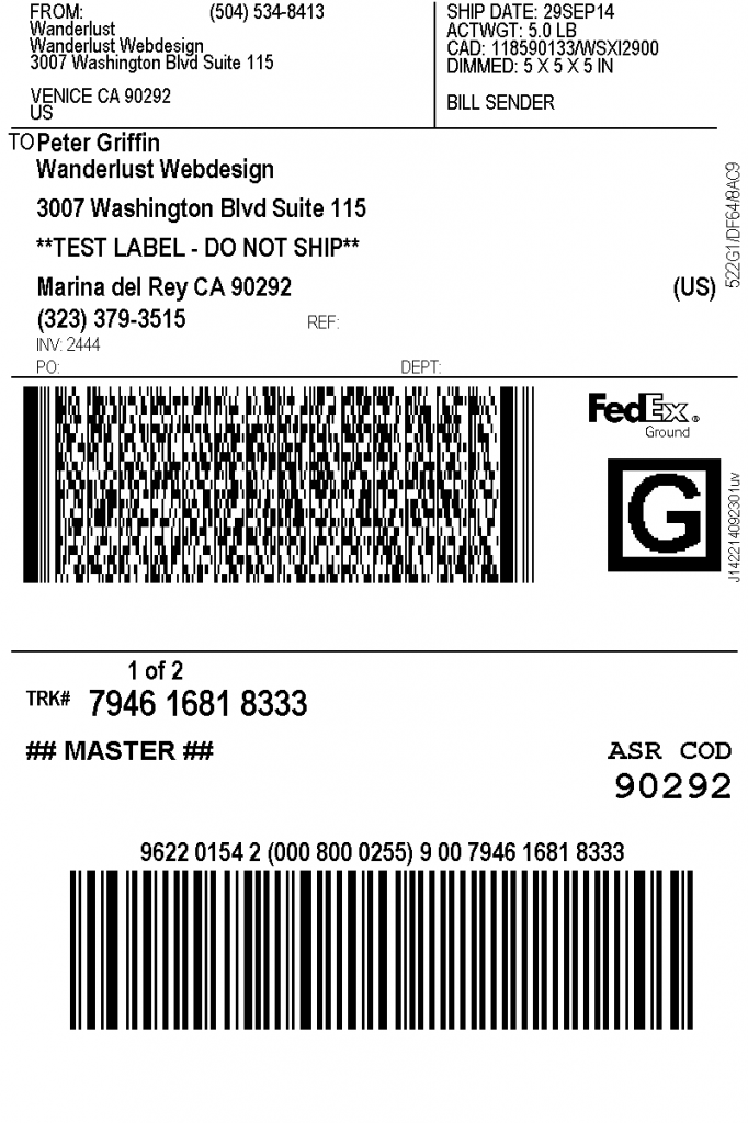 Print FedEx Shipping Labels   WooCommerce Plugin