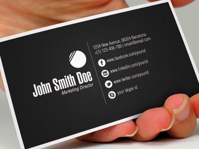 Business Cards With As Business Cards With Social Media Icons 