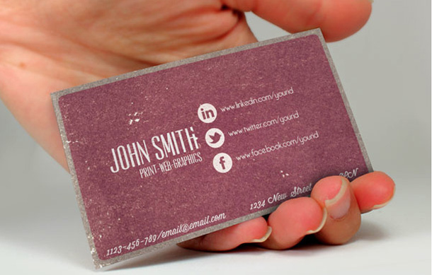 How To: Make a Business Card with Social Networking Info 
