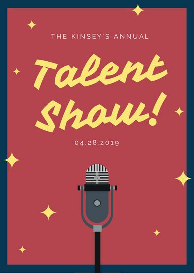 Customize 127+ Talent Show Flyer templates online   Canva