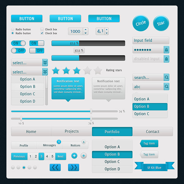 user interface template   Roho.4senses.co