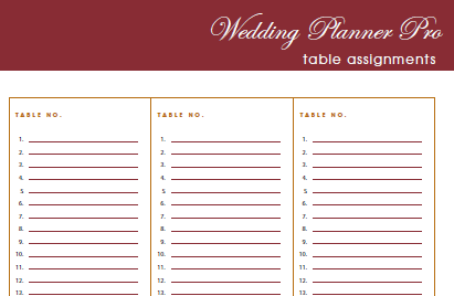 Amazing of Wedding Planner Free Free Excel Wedding Planner 