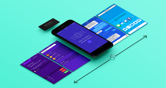 Free Readymade Mobile App Design Presentation Mockup PSD   Good 