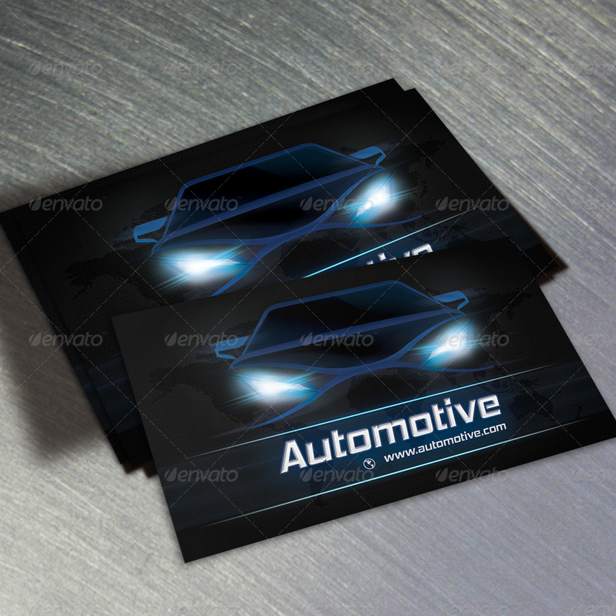 Automotive Business Card Template Free Cards Teamics Tk 