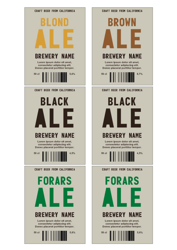 6 Sample Beer Label Templates to Download | Sample Templates