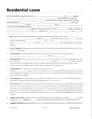 Apartment Lease Agreement Form Rental Sample Free Residential 