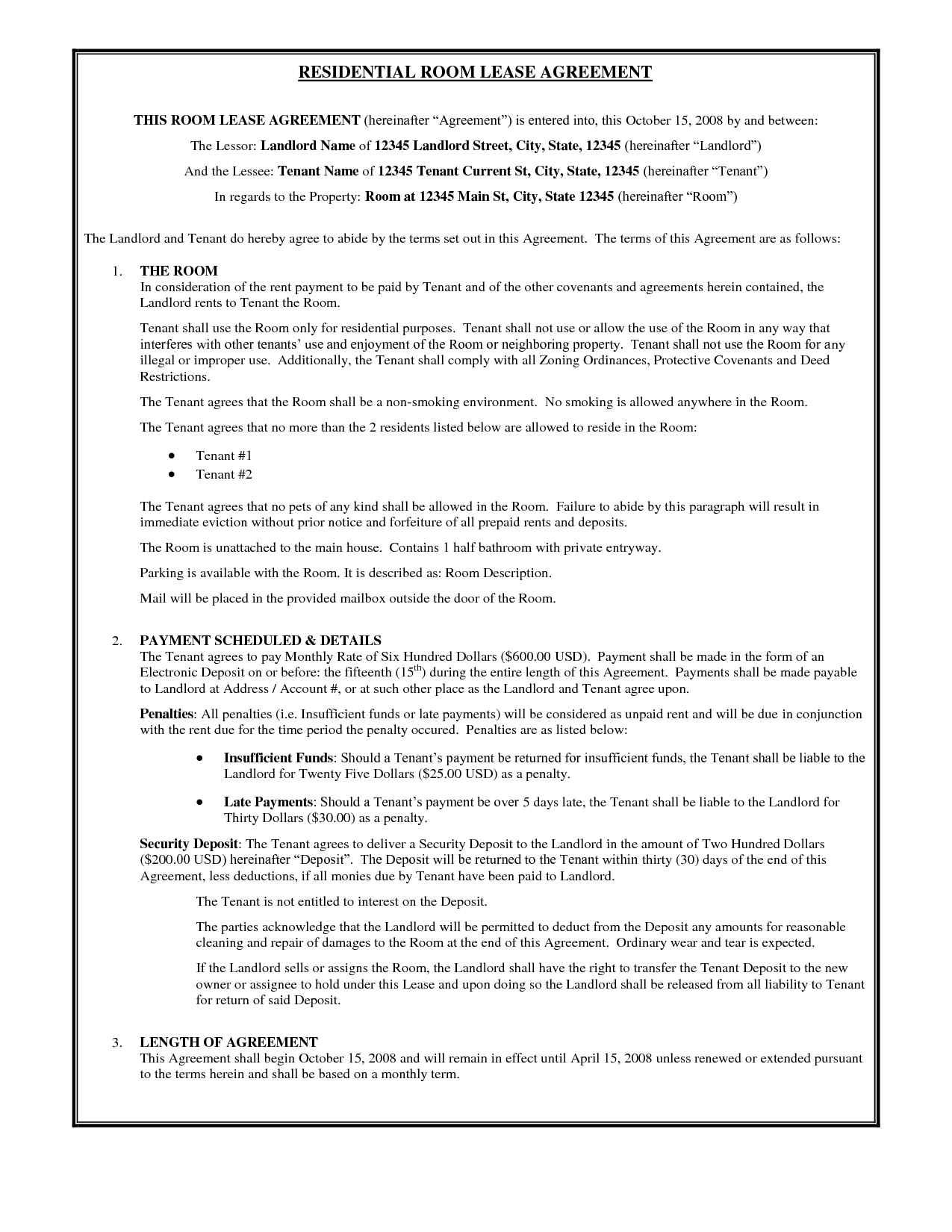 Lf310 Residential Lease   Fill Online, Printable, Fillable, Blank 