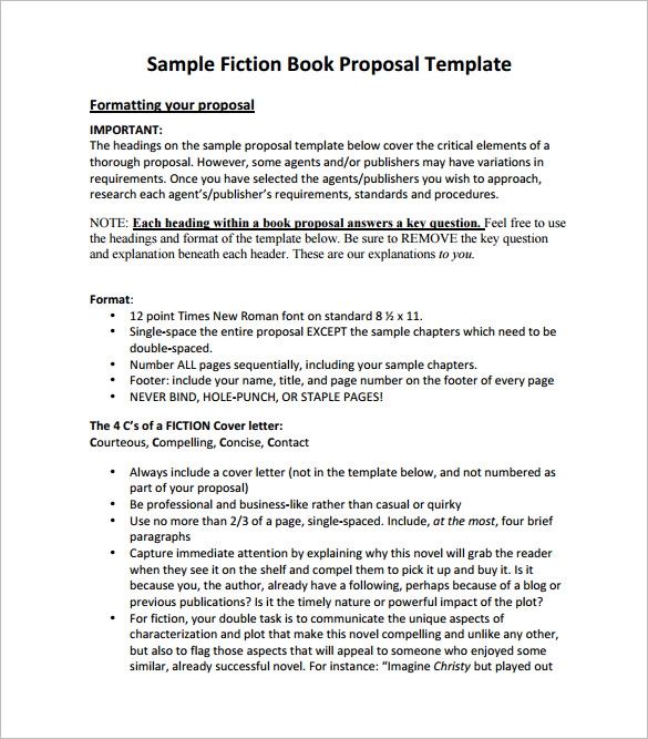 book proposal template fiction book proposal template proposal 