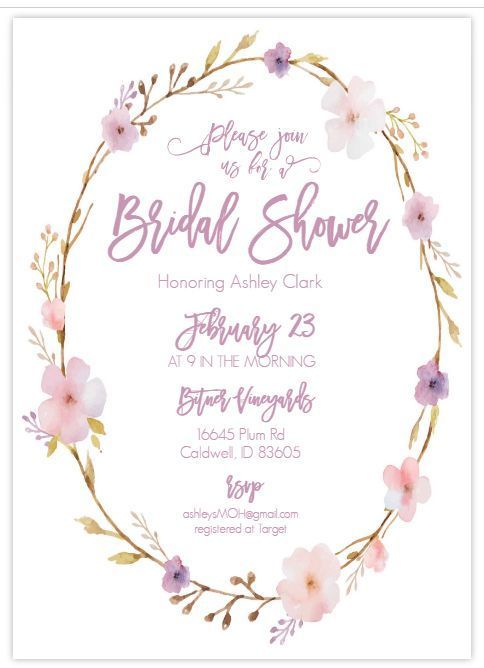 Here Are Some Bridal Shower Templates That You Won't Believe Are 