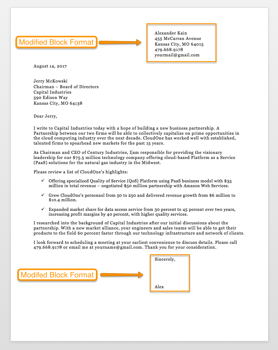 Business Letter Format Template Business Letter Format Business 