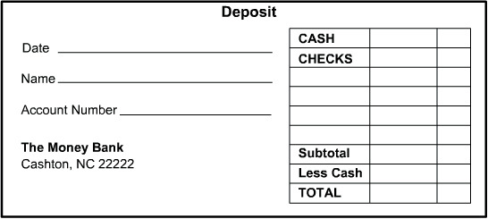 9+ Deposit Slip Templates | Sample Templates