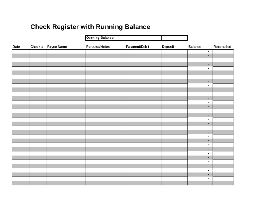 Free Checkbook Register Software | Lizzy Worksheet