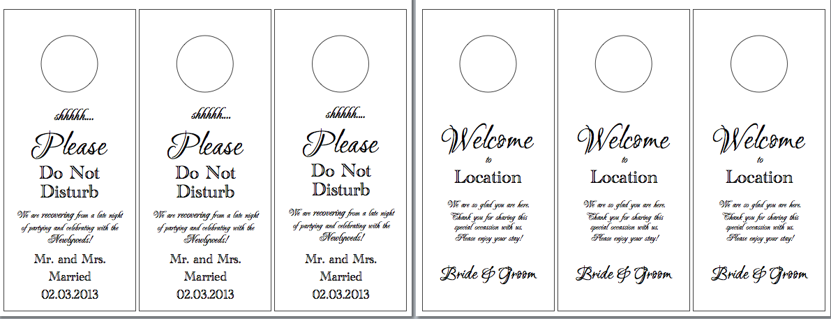 door hanger template free   Into.anysearch.co