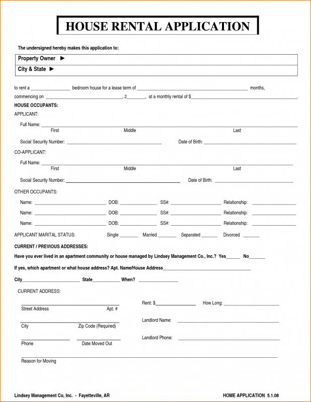 Application for house rental form 1 ideal yet – rocksglass.info