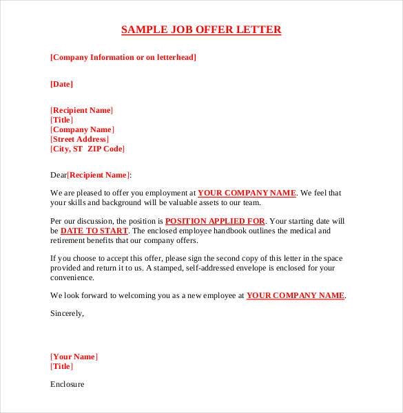 offer letter template job offer letter template contemporary 
