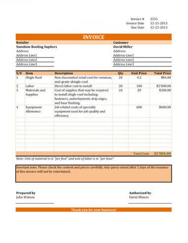 25 Free Service Invoice Templates [Billing in Word and Excel]