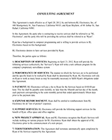 sample service agreement template contract service agreement 
