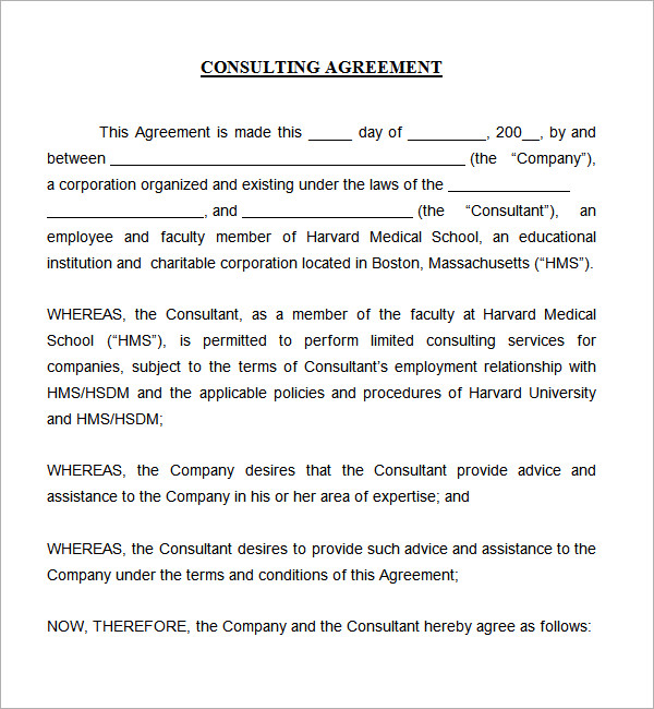 consultant agreement template free sample consultant agreement 