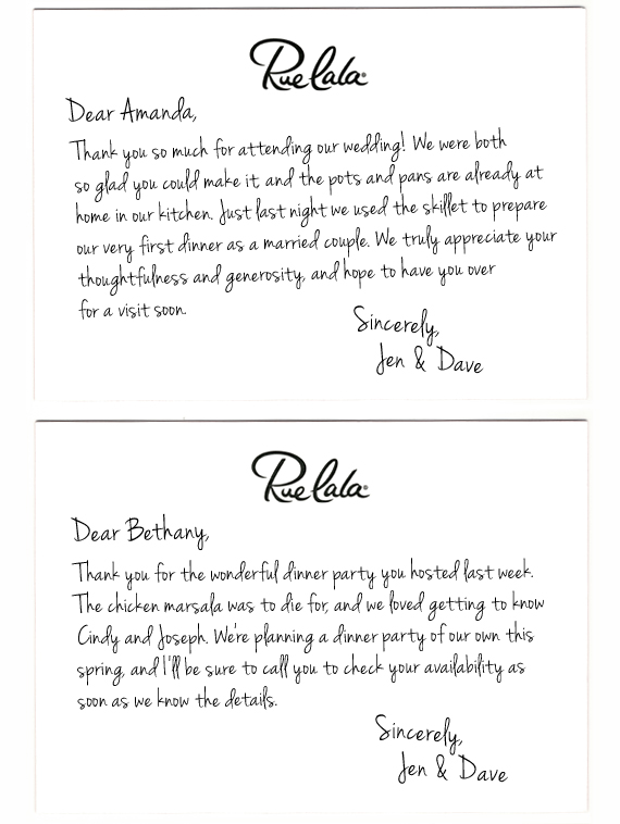 Classic Courtesy: The Art of the Thank You Note   Rue Now