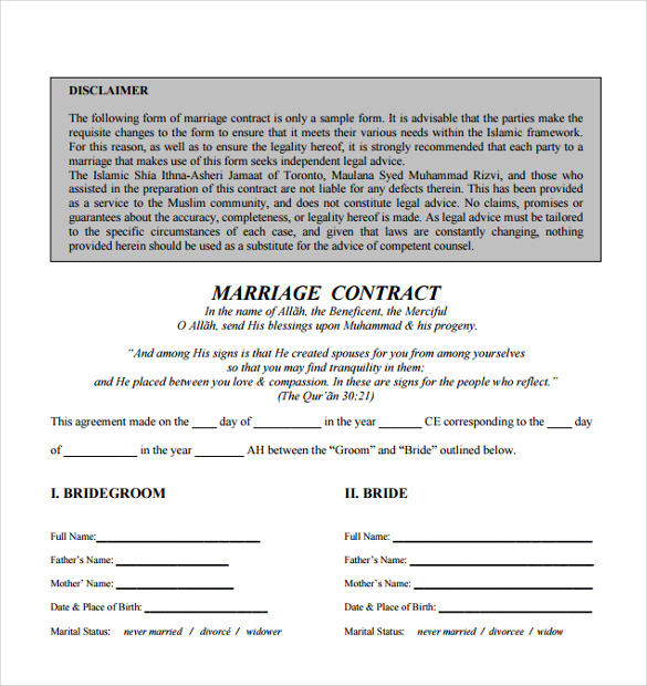 23+ Wedding Contract Templates – Free Sample, Example, Format 